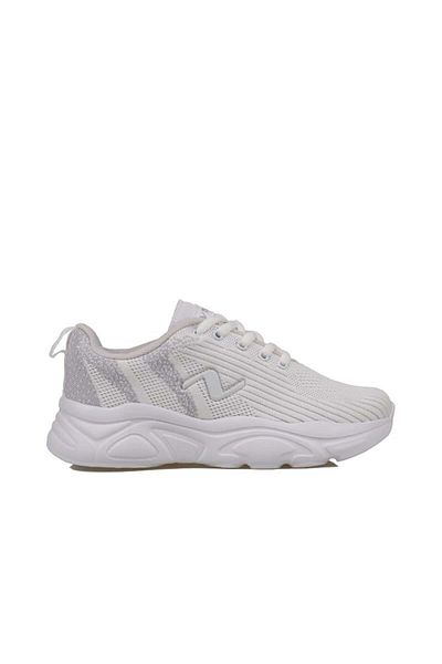 m2s White Adel Women's Ultra Flexible Lightweight Sneaker