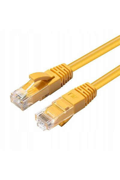 MicroConnect U/UTP CAT6 15M Żółty LSZH