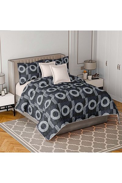 Moon 6-piece compressed hotel double bed sheet for a refreshing summer, quilt size 250x230 cm