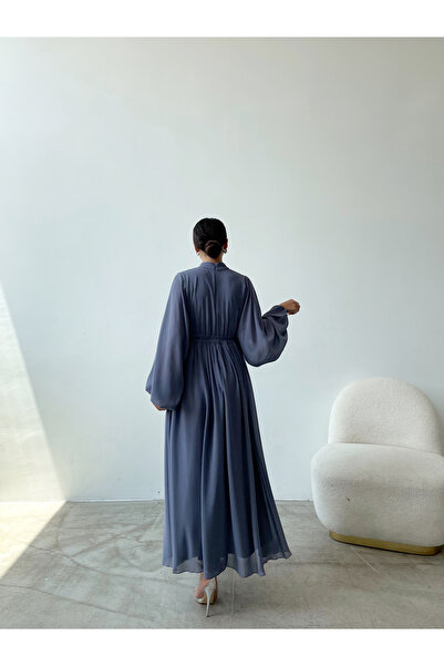 Housebutik BALON KOL Büzgülü Abiye