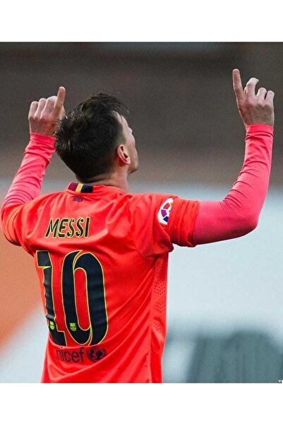 FEEL STYLE Fc. B.a.r.c.e.l.o.n.a 2015/16 Sezonu LİONEL MESSİ Nostalji Forması (TURUNCU)