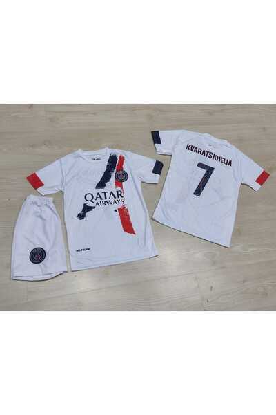 MONTENERO P.S.G 2024/25 New Season Kvaratskhelia Kids Jersey