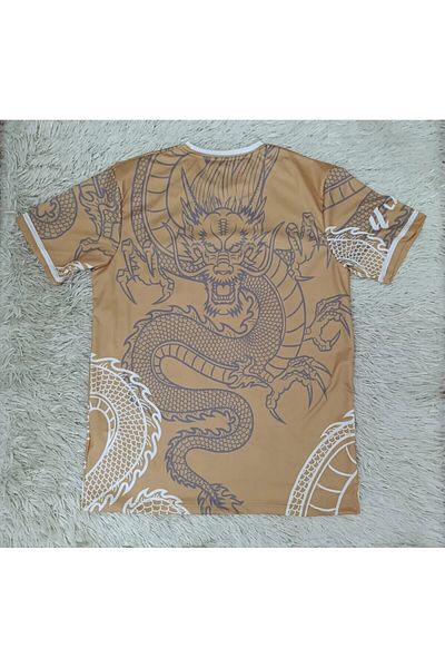 MONTENERO R.E.A.L M.A.D.R.I.D 2024/25 Dragon Patterned Special Concept Jersey (Gold)