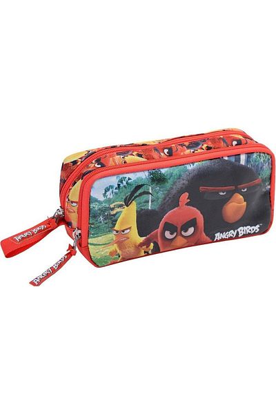 Hakan Çanta Angry Birds Licensed Double Compartment Pen Bag, Pen Holder, Pen Case