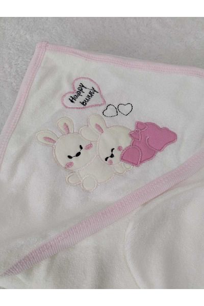 Store Rabbit Appliqued Baby Towel