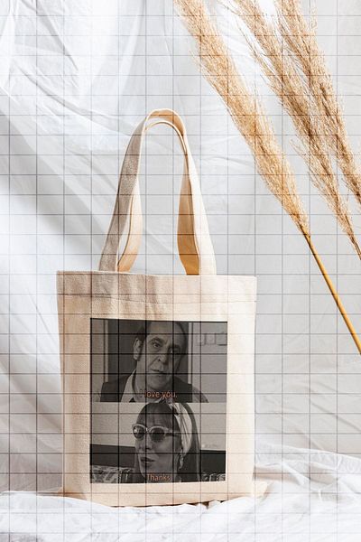 ÇELİKLER HEDİYE I Love You Thanks Paradise Neighborhood Printed Cloth Bag