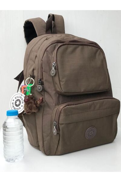 Klinkır Black Water Resistant Fabric Daily & School Use Backpack 8813