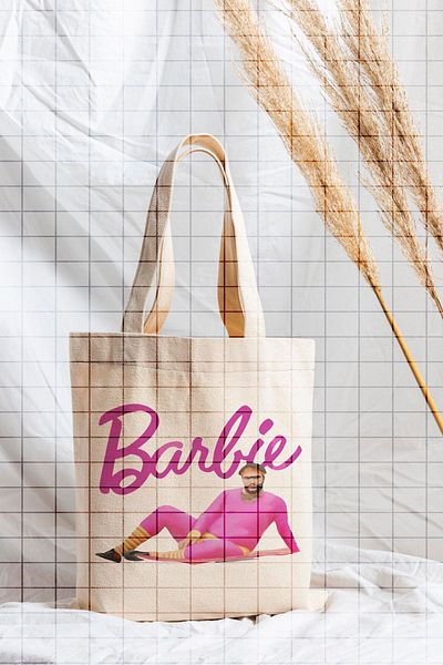 ÇELİKLER HEDİYE Barbie Recep İvedik Printed Cloth Bag