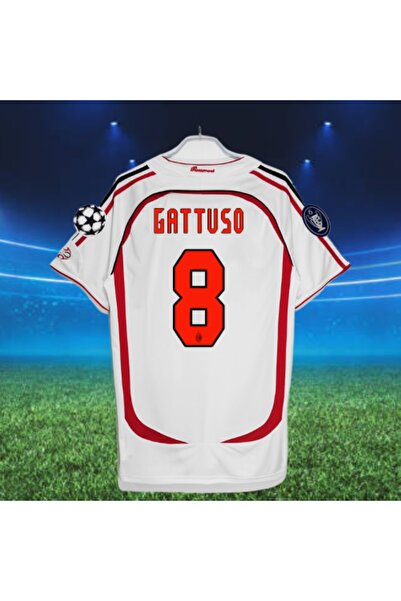 BYSPORTAKUS Gattuso 2007 Sezonu Efsane Nostalji Yetişkin Milan Forması