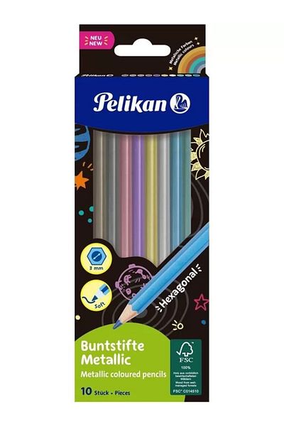 NcK Metallic dry paint, pack of 10