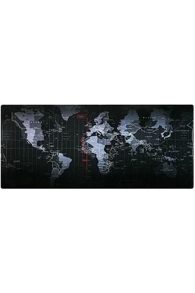 Mu Art Ahşap World 1 Gaming Mouse Pad 90x40 Cm Non-Slip Stitched