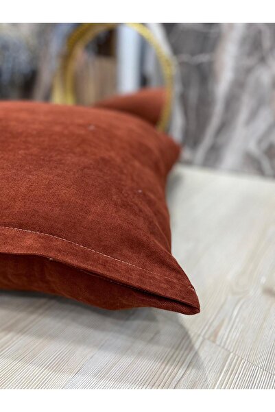 Kumru Çeyiz Tasarım Çok Kullanışlı Mat Kadife Yer Minderi Kılıfı 60x60