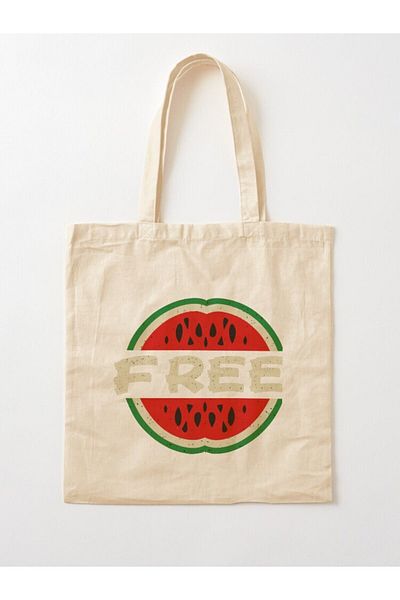 ÇELİKLER HEDİYE Free Palestine Printed Cloth Bag