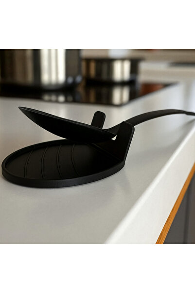 PUREYSMA Kaşık Tutucu Stand | Tezgah Koruyucu Kaşık Altlığı | Mutfak Düzenley...