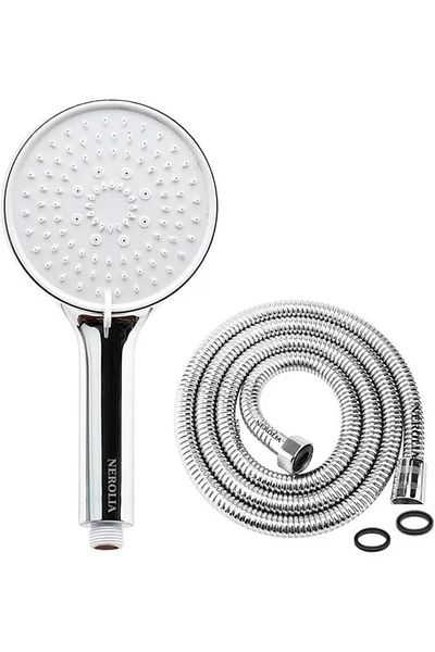 STOREMAX Rainy Luxury Shower Set - 5 Different Spray Shower Head 180 cm Double Joint Extra Long