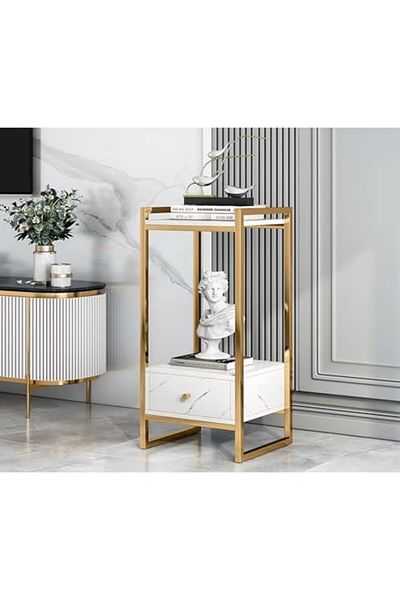 Türkiye Bedroom Decorate Dressing Table, Living Room Home Decorate Table Lamp Metal Frame Solid Console Tabl