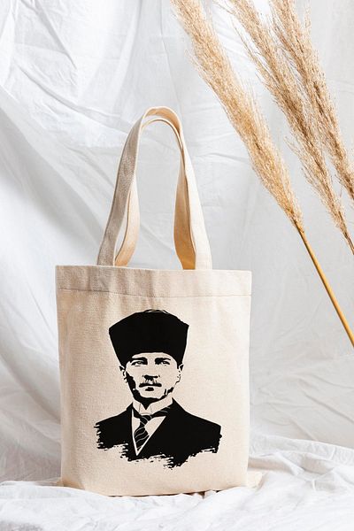 ÇELİKLER HEDİYE Ataturk Printed Cloth Bag