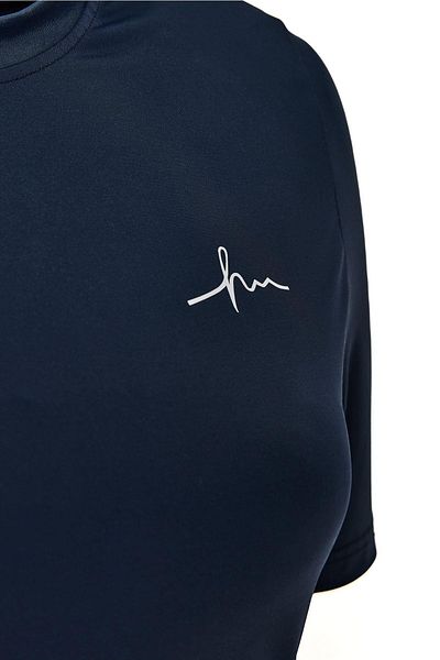 Haşema Σετ μαγιό με κοντό μανίκι Navy blue 3 τεμαχίων ημι-καλυμμένο 5072
