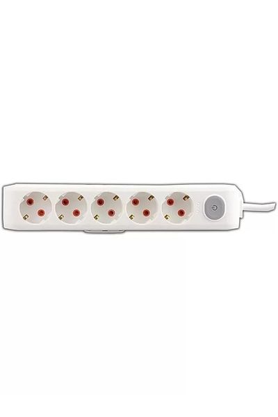 VİKO Multi-Let 5-Piece Switch-Grounded Wired C.C. 3m Socket