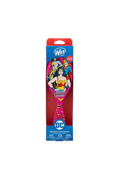 Wet Brush Original Detangler Hair Brush - Justice League, (Wonder Woman, Batgirl, and Supergirl)