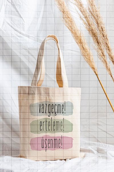 ÇELİKLER HEDİYE Quit Smoking Delay Fainting Printed Cloth Bag
