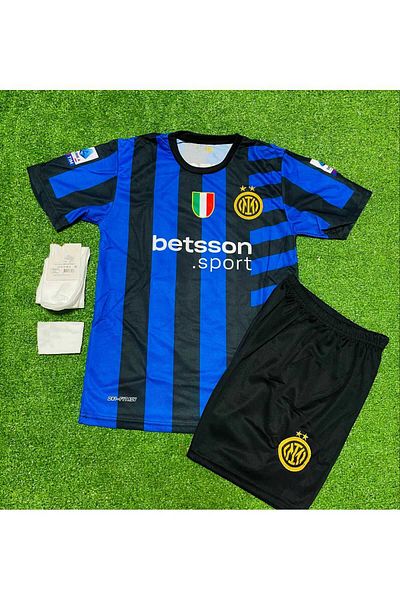 MONTENERO I.N.T.E.R 2024/25 New Season Lautaro Martinez Children's Jersey Set of 4