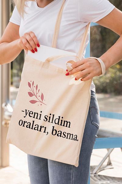 ÇELİKLER HEDİYE New I Wiped My Ass Printed Cloth Bag