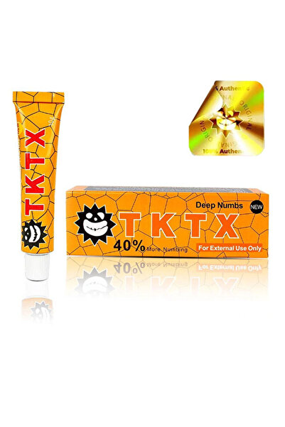 TKTX Numbing Cream 40% - Deep and Fast Action - Painless Procedure - Tattoo Numbing Cream - Orange
