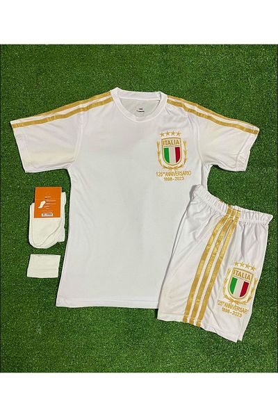 MONTENERO Italy 2023/24 New Season 125Th Anniversary Special Concept Children's Jersey Shorts Socks Set of 4