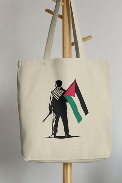 ÇELİKLER HEDİYE Free Palestine Printed Cloth Bag