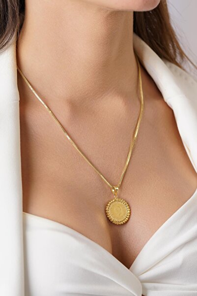 Fiyonk Kuyumculuk 22 Ayar Çeyrek Altın Uç 14 Ayar Altın Küp Zincir Kolye – Gelenekle Parlayan Modern Stil