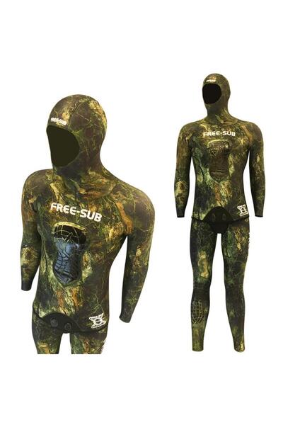 Free-Sub 9mm Kapadokya Yamamoto Avcı Serbest Dalış Elbisesi