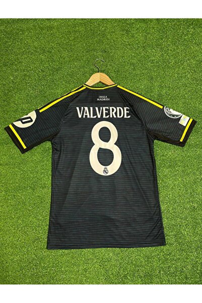 Ronson Real Madrid 2025/26 Sezonu Valverde Deplasman Forması (Gri)