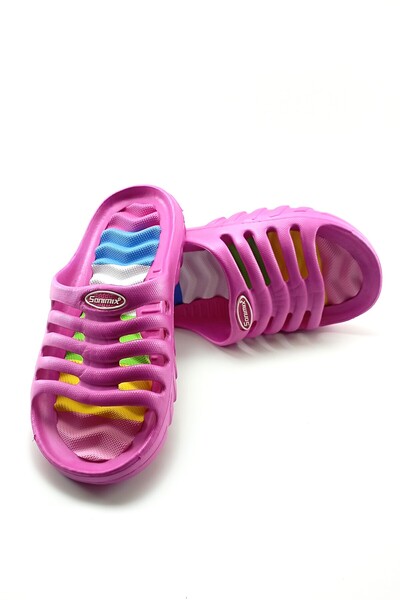 Sonimix Kadın Masaj Tabanlı Terlik Banyo-balkon-plaj Terliği Pembe