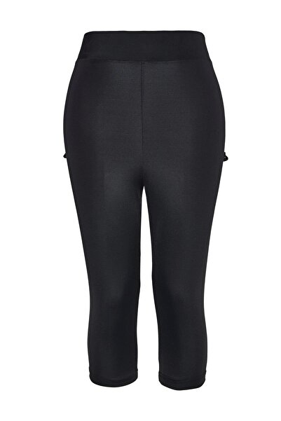 Haşema Σετ μαγιό με κοντομάνικο μαύρο 3 τεμάχια ημι-καλυμμένο 5072