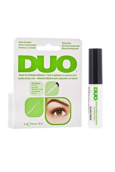 Duo Duo Eyelash Adhesive Glue, White/Clear