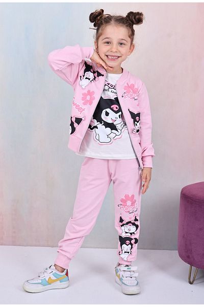 ÖRZİKİDS Kuromi 3-Piece Tracksuit Set