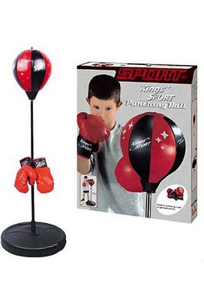 KINGS SPORT Boxing Bag with Boxing Gloves for Kids