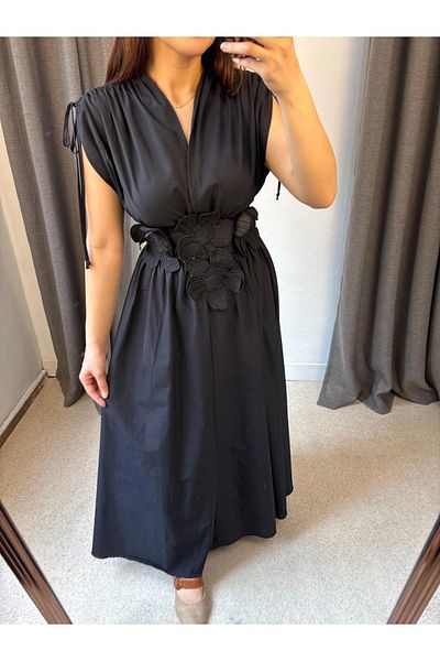 ROSSA Floral Poplin Dress