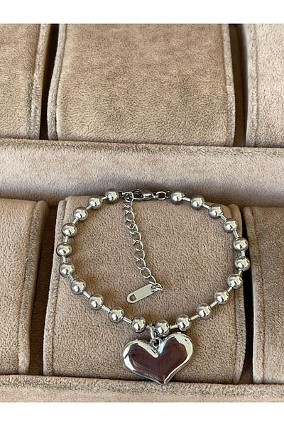 Rupen Kraft 316 L Surgical Steel Gold Model Heart Design Tarnish Free Steel Bracelet
