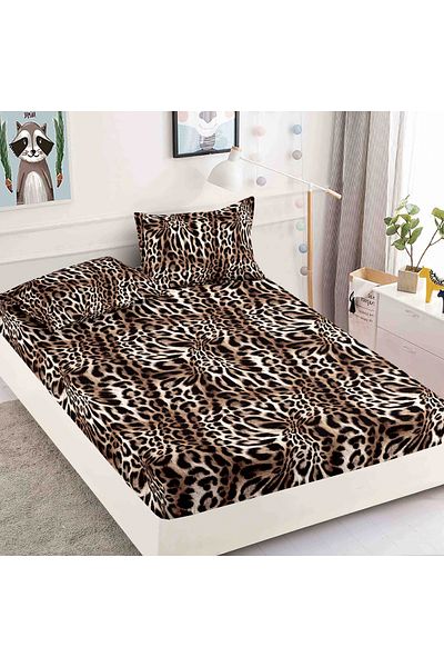 FIONNA.RO Fine Cotton Duvet Cover 90x200cm - Animal Print