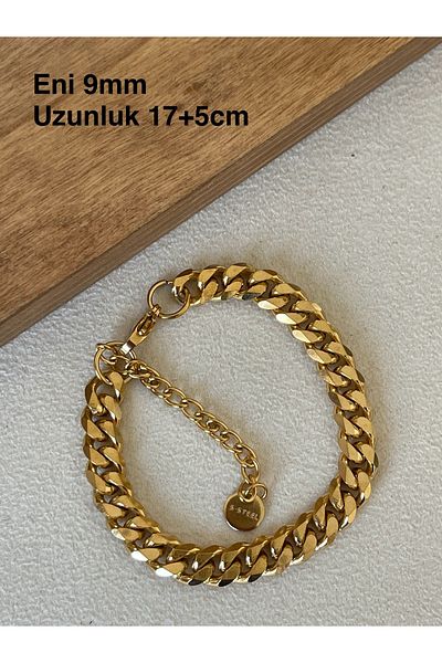 Rupen Kraft 316 L Surgical Steel Italian Thick Gourmet Stainless Tarnish Free Steel Bracelet