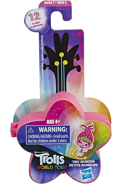 Dreamworks TROLLS World Tour Tiny Dancers Series 1 Collectible Wearable Toy Figures