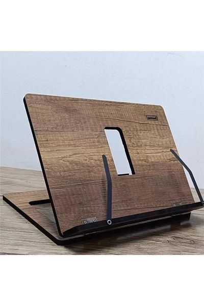 Mu Art Ahşap Book Reading Stand Tablet Stand