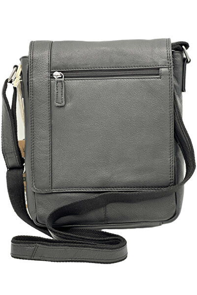 Micutz Borseta de Umar Barbati, Piele Nappa Neagra, Curea Reglabila, Eleganta...