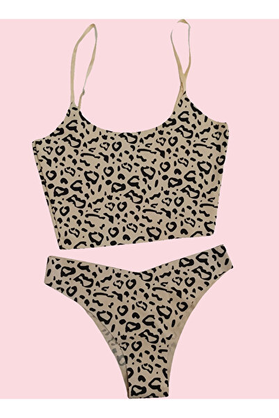 Sempre Amore Crop & Brazilian Laser Cut Panties Set