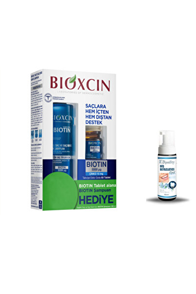 Bioxcin 5000 mg Çinko 15 mg ALANA Biotin Şampuan 300 ml HEDİYE + Hediye Diş B...