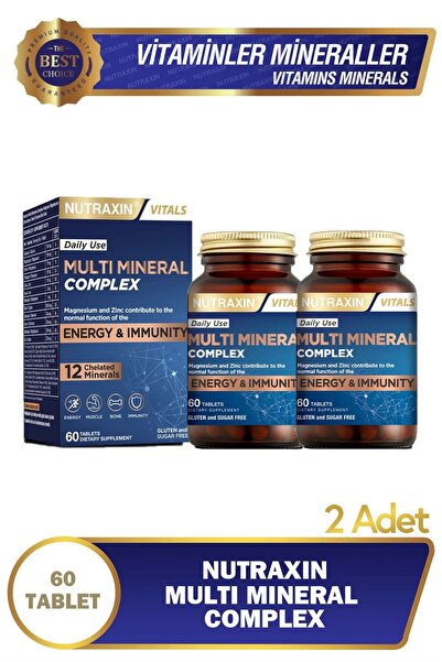 Nutraxin Multi Mineral Complex 60 Tablet 2 Adet