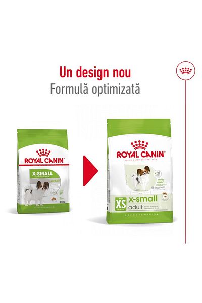 Royal Canin Hrană uscată pentru câini Royal Canin XS X-Small Adult, mărime foarte mică, 1,5 kg