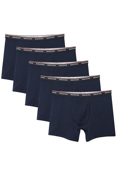 tambattal 5 τεμάχια μεγάλου μεγέθους Redzone Lycra Boxer Navy Blue (Άνετη εφαρμογή)